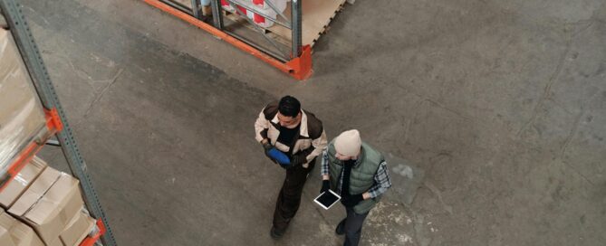 workers in a warehouse